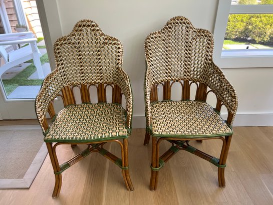 Antique Rattan Chairs