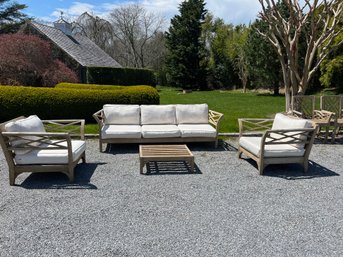 5 Piece Teak Seating  (shows Some Age)