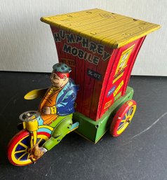 TIN WIND-UP WYANDOTTE #875 HUMPHREY MOBILE TOY- WORKS- WE CAN SHIP!