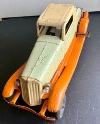 GIRARD PIERCE ARROW COUPE 13' PRESSED STEEL WIND-UP- WORKS-WE CAN SHIP!