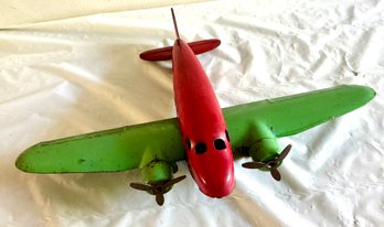 1930'S WYANDOTTE PRESSED STEEL AIRPLANE PLANE TOY 7' WING SPAN- WE CAN SHIP!