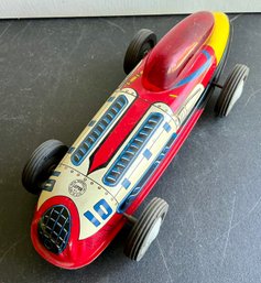 LUPOR USA TIN FRICTION RACE CAR #10- WE CAN SHIP!