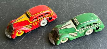 2 MARX TIN FRICTION TAXIS - NO KEYS- WE CAN SHIP!