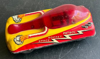 'SPACE ROCKET PATROL' COURTLAND WALT REACH 1950'S FRICTION CAR- WE CAN SHIP!