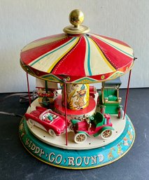 UNIQUE ART CAROUSEL / MERRY-GO-ROUND ELECTRIFIED- AS FOUND- WE CAN SHIP!