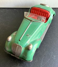 50'S-60'S DISTILLER WIND UP D-3200 CONVERTIBLE TIN CAR REPLACED KEY - GERMANY - WORKS-WE CAN SHIP!