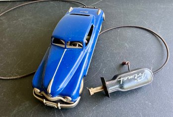 1950S WESTERN GERMANY ARNOLD PRIMAL PRESSED TIN REMOTE CONTROL CAR AUTO -WE CAN SHIP!