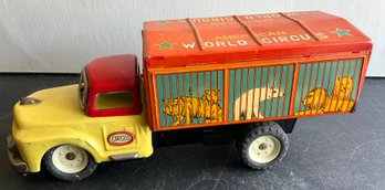 FRICTION TIN LITHO KANTO TOY AMERICAN WORLD CIRCUS JAPAN-WE CAN SHIP!