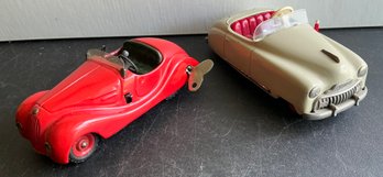 2 SCHUCO WIND UP CARS -1 WITH MUSIC- 1 KEY-WORKS!~ WE CAN SHIP!