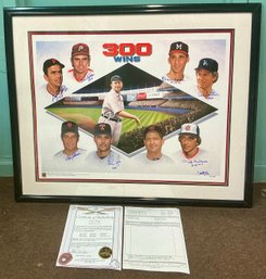 BASEBALL 300 WIN CLUB 8 PITCHERS  AUTOGRAPHED DOO OH PRINT (aP 5/5)-COA-RYAN, SEAVER- WE CAN SHIP!