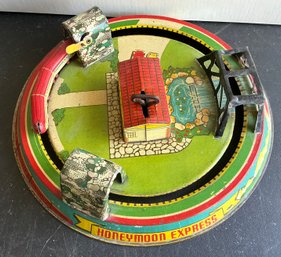 ANTIQUE 1930'S MARX TOYS TIN WIND-UP 'HONEYMOON EXPRESS' ORIGINAL WORKS- WE CAN SHIP!