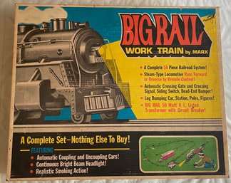 MARX BIG RAIL SET #51350 IN BOX , SEE PICS FOR PIECES INCLUDED FROM SET - WE CAN SHIP!