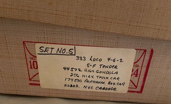 VINTAGE TRAINS IN BOX AS SHOWN AND LISTED ON BOX 'SET 5' - WE CAN SHIP!