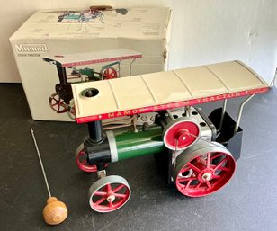 1960s The MAMOD 'TE1A' STEAM TRACTOR TOY W/BOX & TABLETS- CAN SHIP!