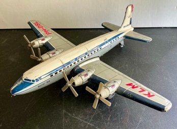 LINEMAR MARX TIN LITHO BATTERY OPERATED AIRPLANE, KLM FLYING DUTCHMAN- WE CAN SHIP!