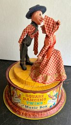 MATTEL TIN TYPE SQUARE DANCING TWINS & MUSIC BOX DESIGN BOB RUTLEDGE- HWE CAN SHIP!