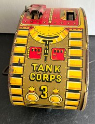 MARX U.S. ARMY TANK CORPS NO. 3 TIN WIND UP MACHINE GUNS- WE CAN SHIP!