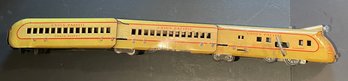 MARX WIND-UP M10000 YELLOW UNION PACIFIC 3PC SET, LOCO, BUFFET, COACH - WE CAN SHIP!