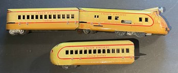 MARX M10000 3 PIECE SET YELLOW, LOCOMOTIVE, BUFFET & COACH BUFFET -WE CAN SHIP!