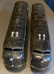 MARX #4000 BLACK NEW YORK CENTRAL DIESEL LOCOMOTIVE AND DUMMY LOCO 2PC SET - WE CAN SHIP!