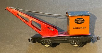 MARX NEW YORK CENTRAL LINES CRANE CAR - WE CAN SHIP!