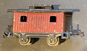 PREWAR LIONEL 801 WABASH RR CABOOSE - WE CAN SHIP!