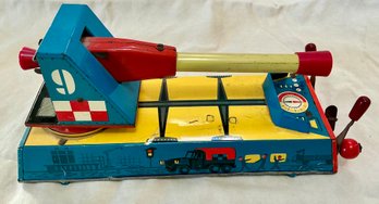 DBP 1950s TIN TOY 8' WIND UP CANNON- WE CAN SHIP!