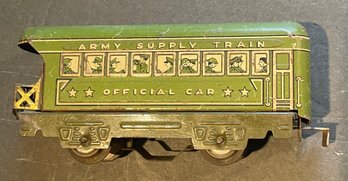 MARX ARMY SUPPLY TRAIN OFFICIAL CAR - WE CAN SHIP!