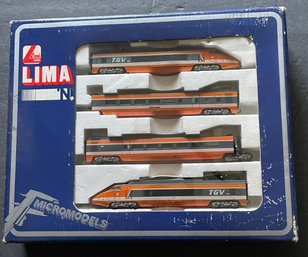 LIMA Micromodels TGV Train Model Set In Box, Made In Italy - WE CAN SHIP!