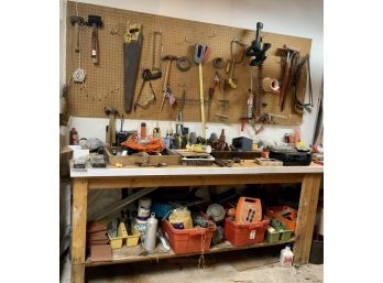 EVERYTHING ON THE TOOL BENCH!