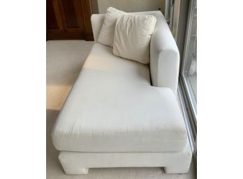 WHITE OVERSTUFFED DAY BED