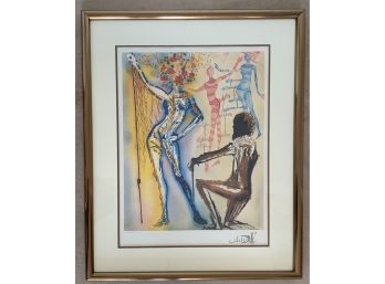 SALVADOR DALI “BALLET OF THE FLOWERS” 421/500 LITHOGRAPH