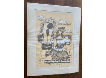 FLETCHER MARTIN LITHOGRAPH ED 250 UNFRAMED