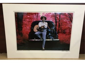 BOB DYLAN WOODSTOCK 1968 PHOTOGRAPH BY ELLIOTT LANDY