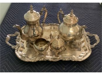 ROGERS SILVERPLATE 5 Pc TEA SET