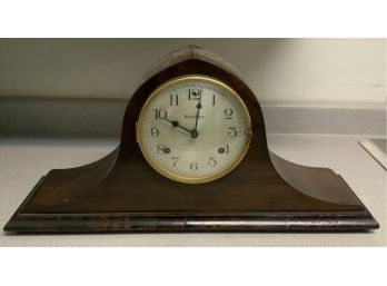 ANTIQUE WATERBURY MANTEL CLOCK KEY & PENDULUM