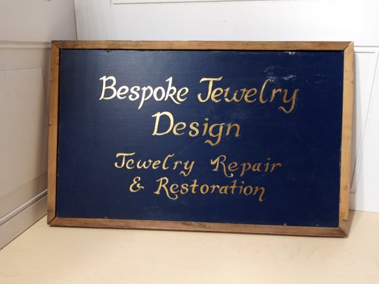 Beutiful Hand Painted Wooden Sign,  Besopke Jewelry Design And Restoration.