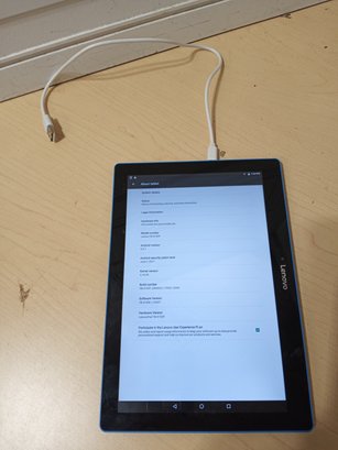 Lenovo Tablet, Refurbished, Comes With Cord - Tested And Working