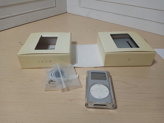 IPod With Cords And Box. Used. Untested, Sold As Is