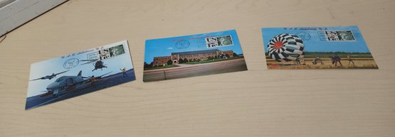 3 Postcards From N.A.S Lakehurst, NJ. From 1971.
