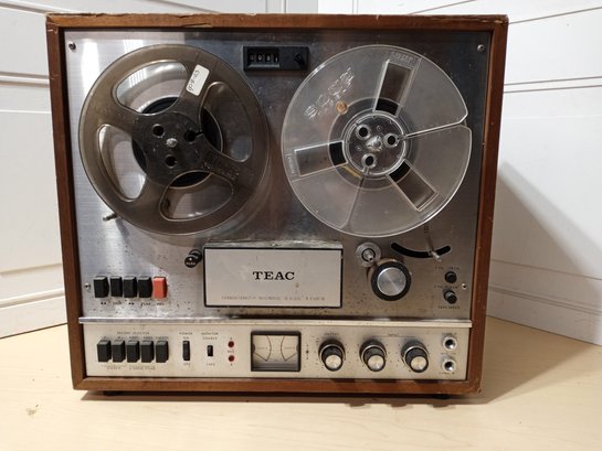 A Teac Corporation Transistorized Automatic Model A-1500 Reverse Reel To Reel
