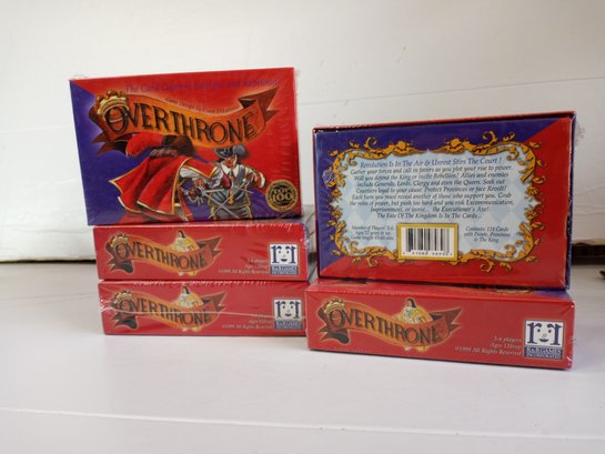 5 Overthrone Games, Never Opened