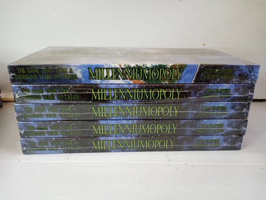 5 NOS Copies Of Millenniumopoly.
