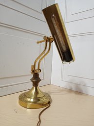 An  Adjustable Lamp With 'Edison' Style Bulb. Tested And Works.