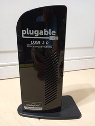 A Plugable Dual Monitor Docking Station. Open Box.