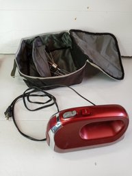 Oster Brand Hand Mixer With Attachments And Case
