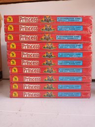 10 'Princess' Board Games. Never Opened, Still In Shrinkwrap.