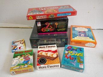 8 NOS Games Or Toys. See Pictures For Contents Of The Lot.