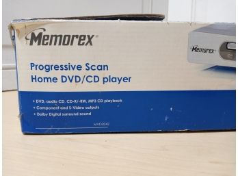 Memorex Progressive Scan Home DVD / CD Player, Appears To Have Never Been Removed From The Box.