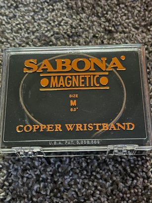 Sabona Copper Wristband Bracelet